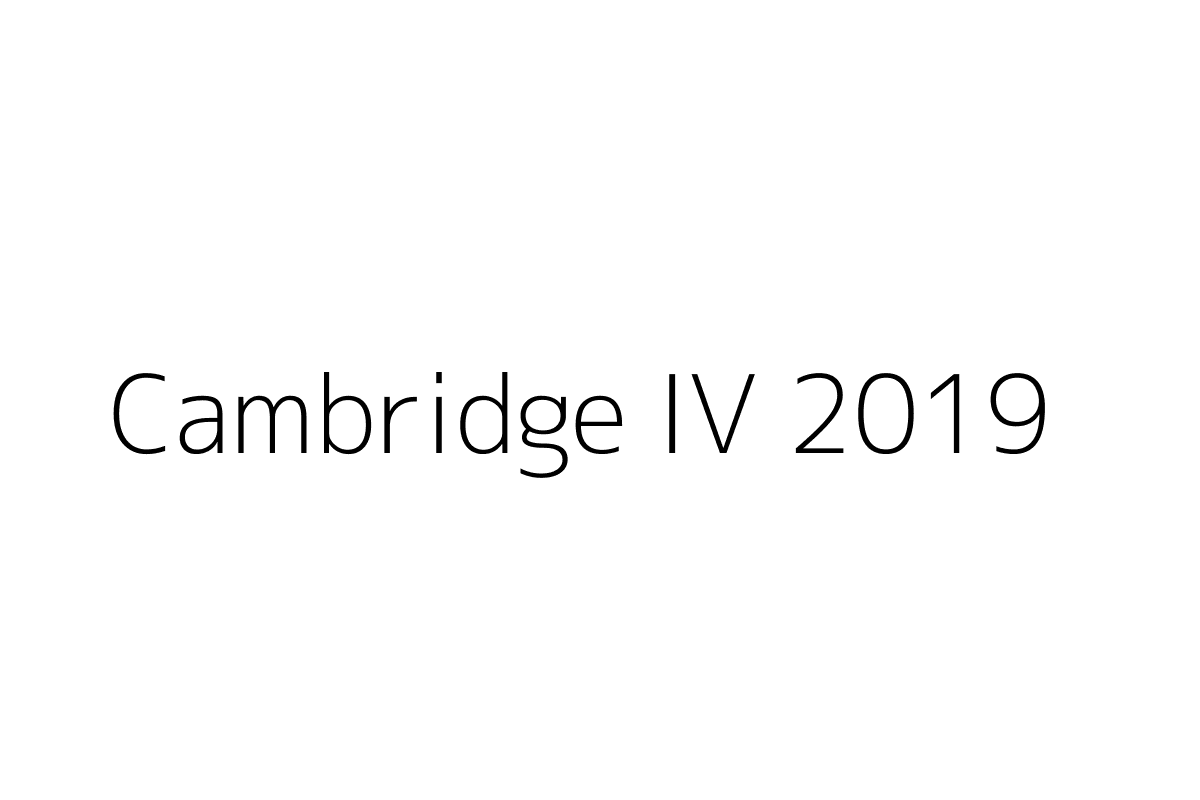 Cambridge IV 2019