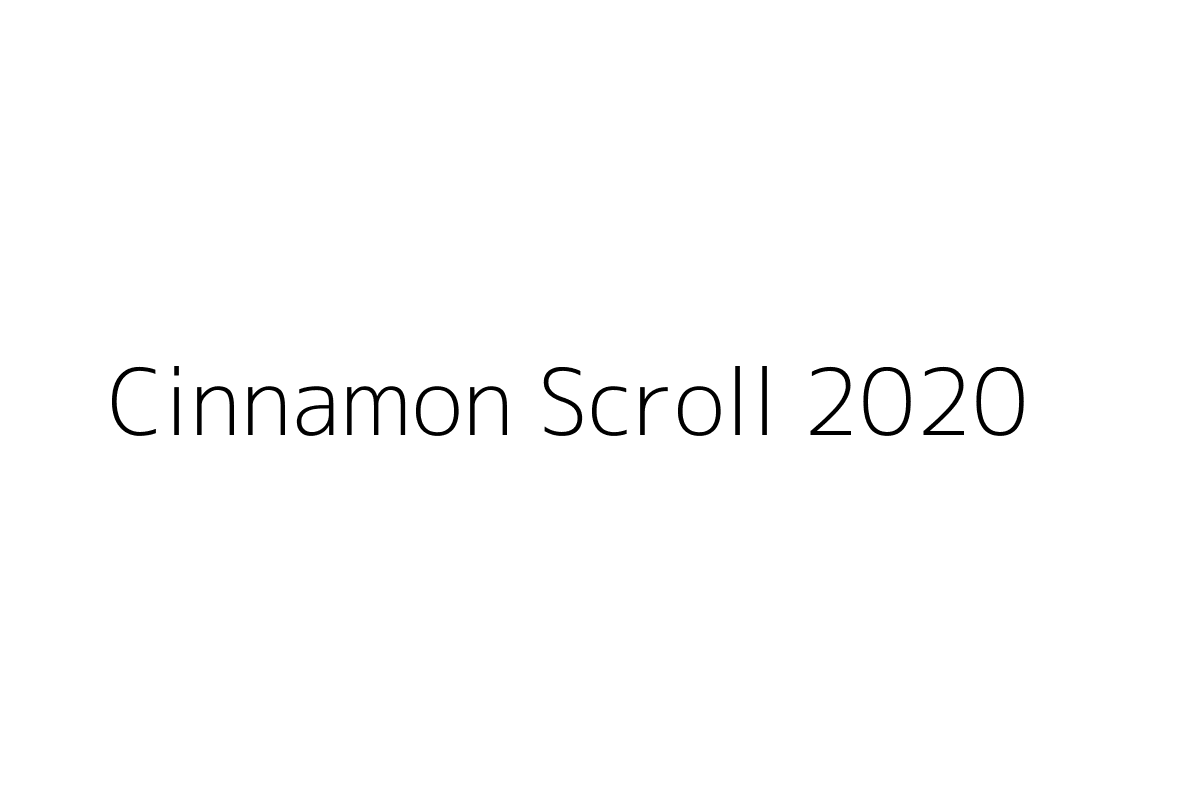 Cinnamon Scroll 2020