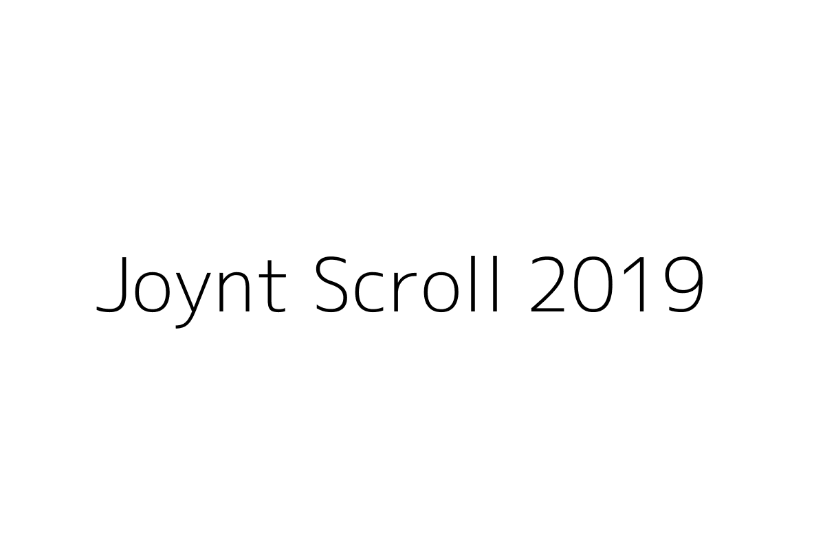Joynt Scroll 2019